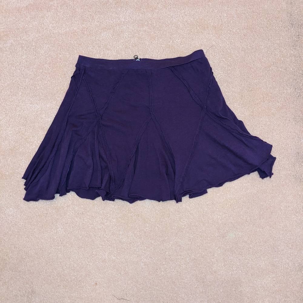 Purple Mini Skirt